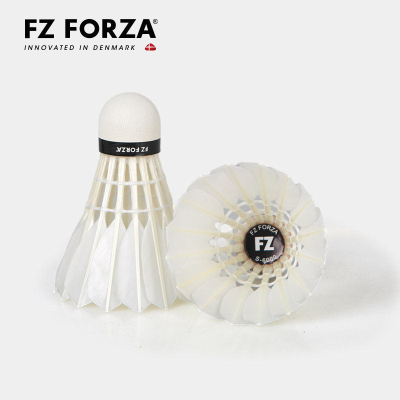 FZ FORZA S-6000 12PCS Duck Feather Badminton Shuttlecock