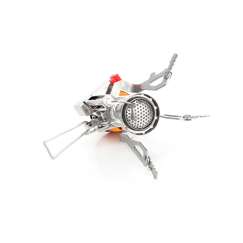 All-in-One Mini Camping Stove - Powerful Flame Portable Burner for Outdoor Camping &amp; Picnic