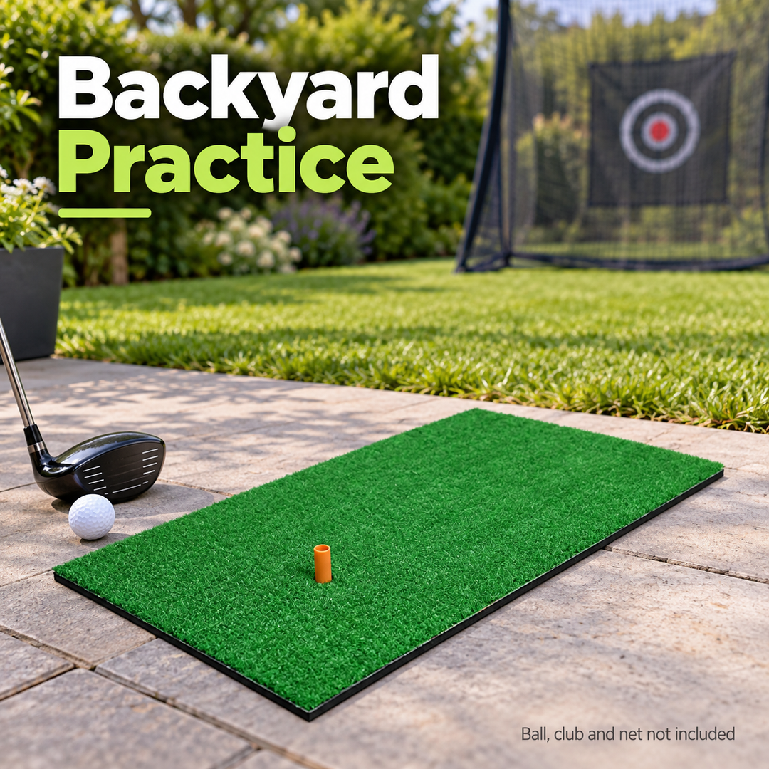 SPP 1 PCS Mini Golf Hitting Practice Mat 30 × 60 cm – Artificial Turf Swing Training Mat for Indoor &amp; Outdoor Practice