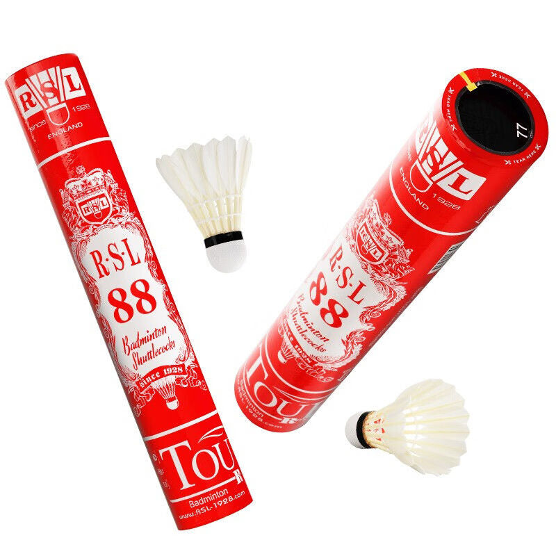RSL 12 PCS RSL 88 Badminton Duck Feather Badminton Shuttlecock