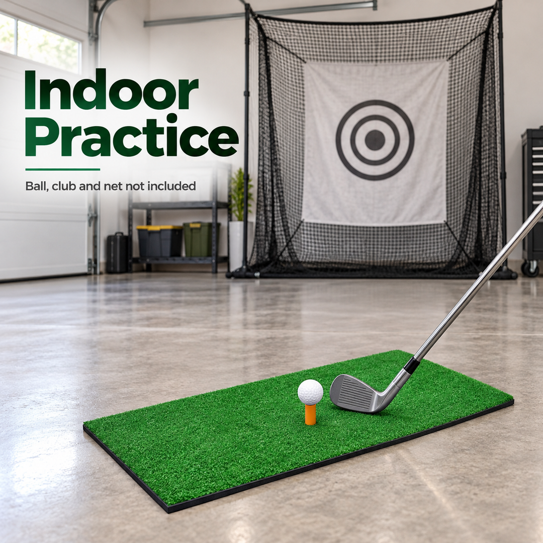 SPP 1 PCS Mini Golf Hitting Practice Mat 30 × 60 cm – Artificial Turf Swing Training Mat for Indoor &amp; Outdoor Practice