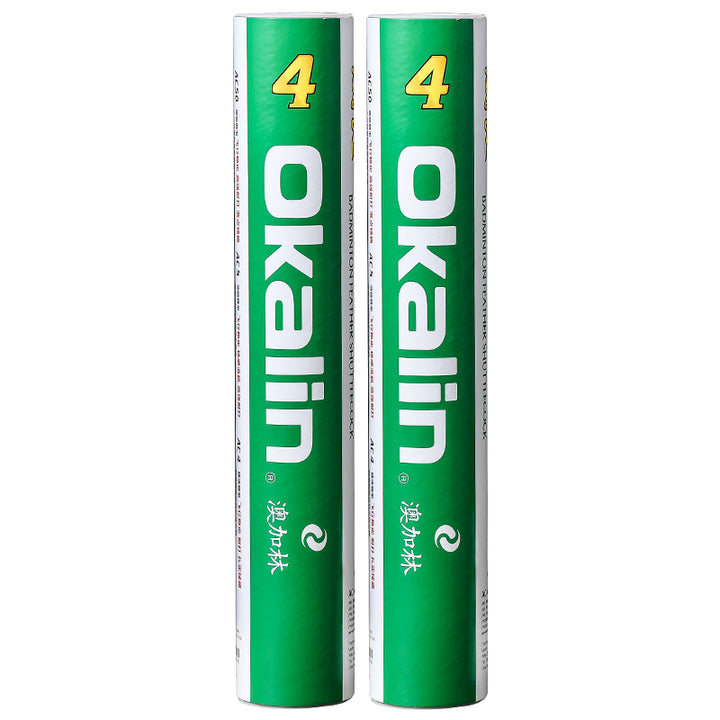 OKALIN 12 PCS AC-4 Badminton Duck Feather Badminton Shuttlecock