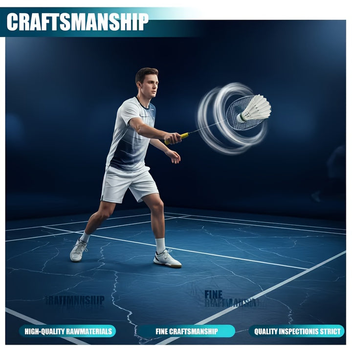 SPPHONEIX D1 Badminton Shuttlecocks Goose Feather 12pcs  Professional 3 In 1