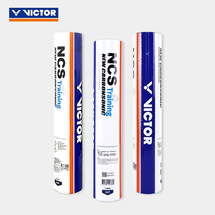 VICTOR 12 PCS Artificial Badminton New Carbonsonic Training Ball Shuttlecock