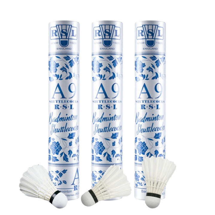 RSL 12 PCS A9 Ultimate Badminton Goose Feather Badminton Shuttlecock