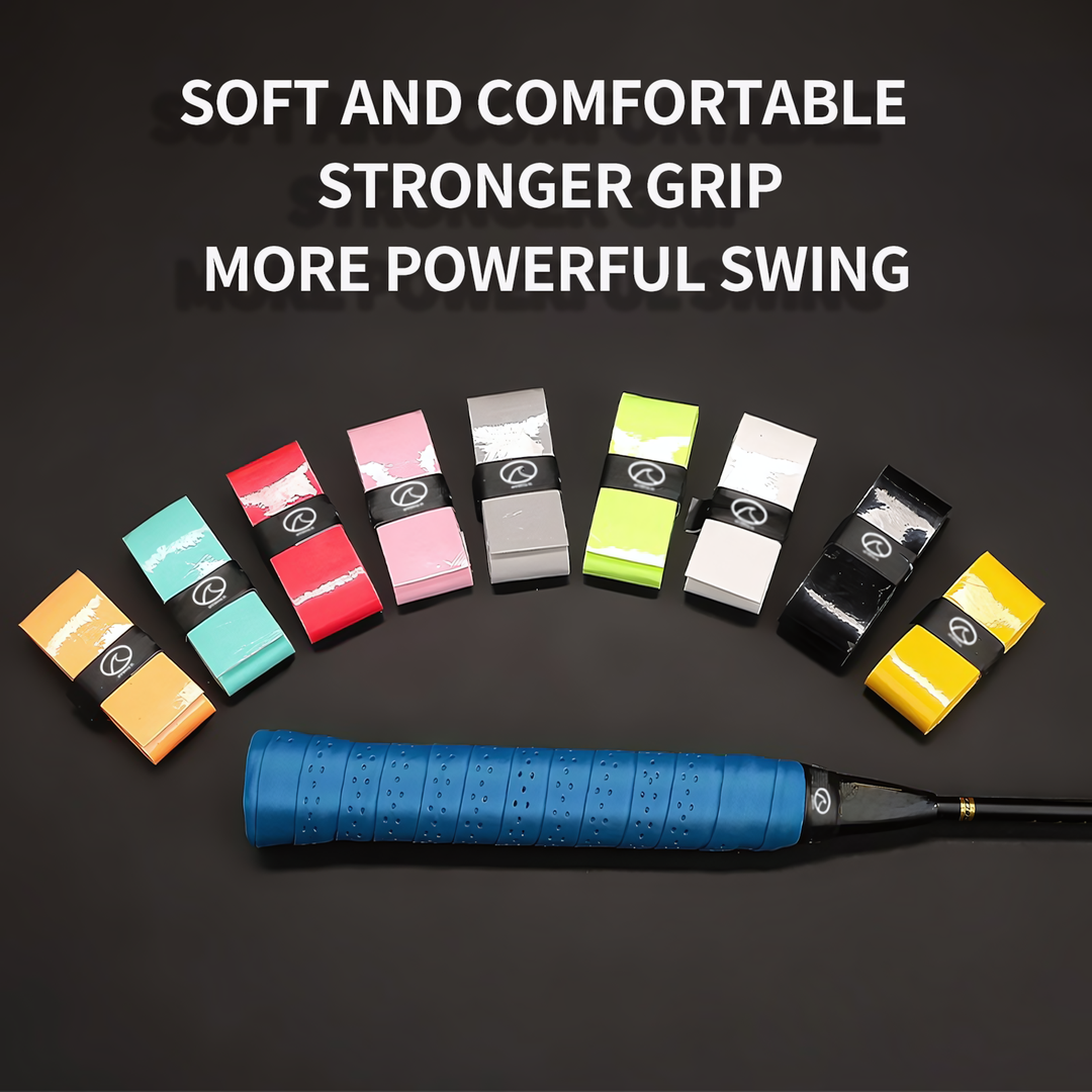 SPPHONEIX Punching Grip Anti-slip Tennis Badminton Squash Racquet Over Grip Tape Overgrip Sweatband（12 COLORS）