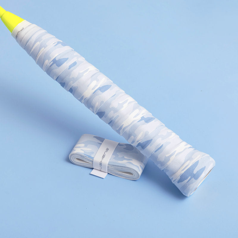 Badminton & Tennis Grip – Camouflage Print, Smooth Surface, Anti-Slip, Sweat-Absorbent, Wear-Resistant