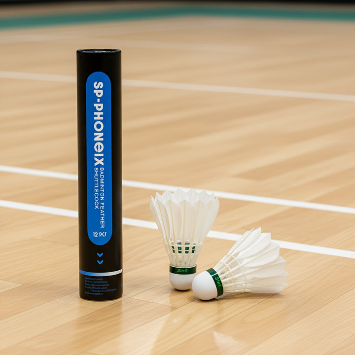 SPPHONEIX 910 Badminton Shuttlecocks Goose Feather 12PCS（king of value）