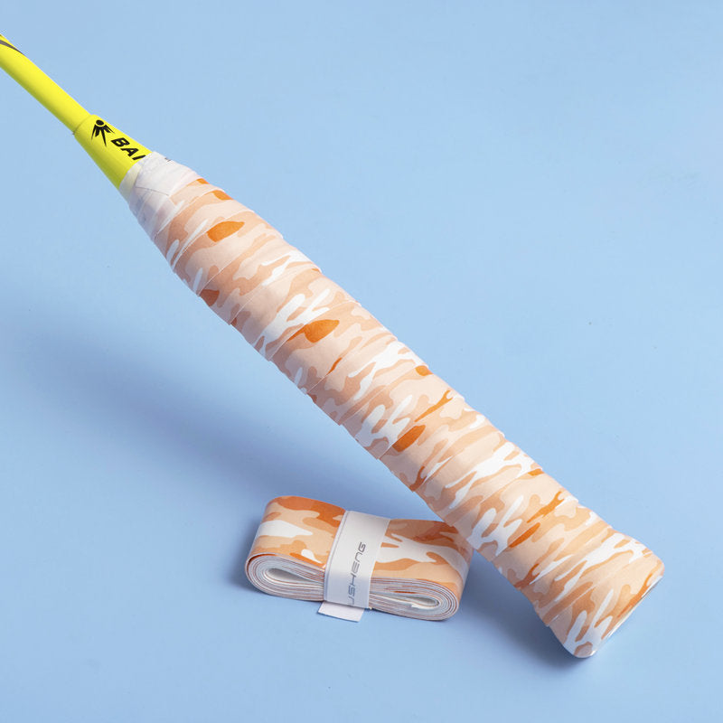 Badminton & Tennis Grip – Camouflage Print, Smooth Surface, Anti-Slip, Sweat-Absorbent, Wear-Resistant