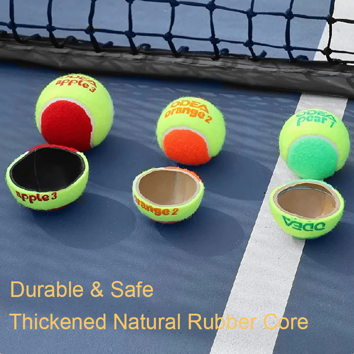 ODEA Stage 1 Green 1 PCS Children Beginners Tennis Balls Low Compression Slower Speed
