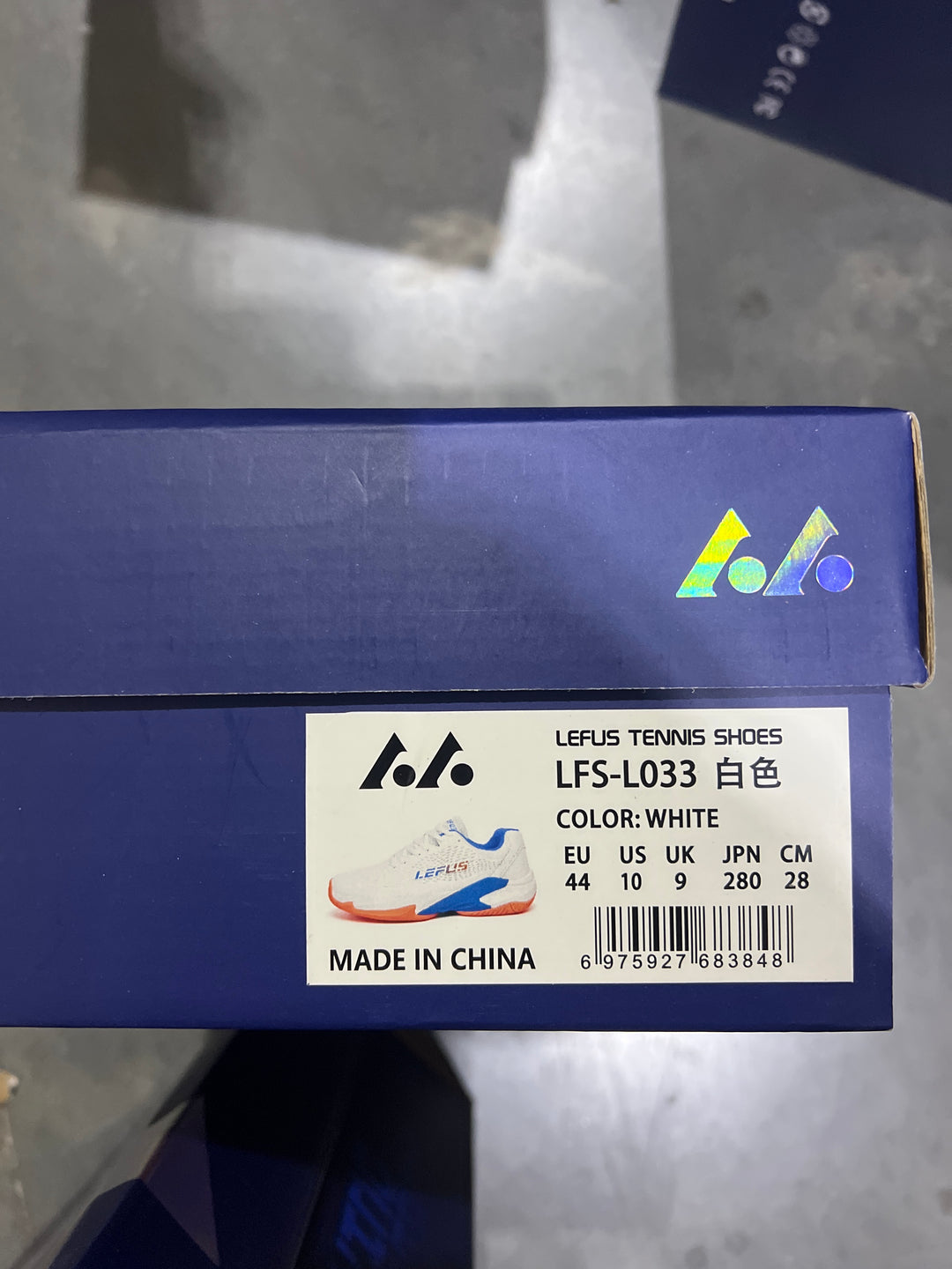 LEFUS Professional Non-Slip Tennis Shoes, Breathable KPU Mesh Sneakers with MD Rubber TPU Sole for Outdoor Sports L033