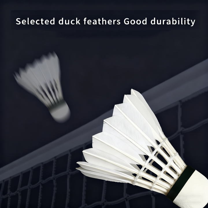 WONG 10 Badminton 12 PCS Duck Feather Badminton Shuttlecock