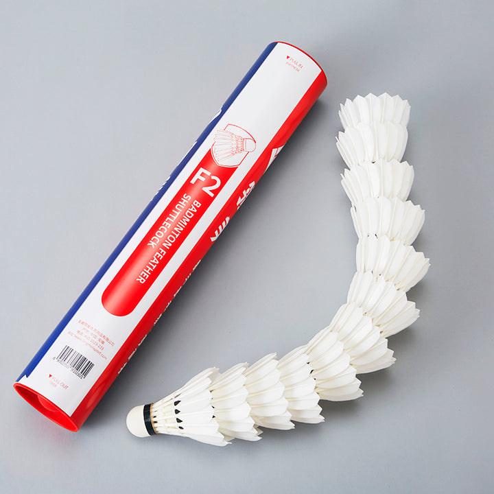 Ling Mei 12 PCS F2 Badminton Goose Feather Badminton Shuttlecock