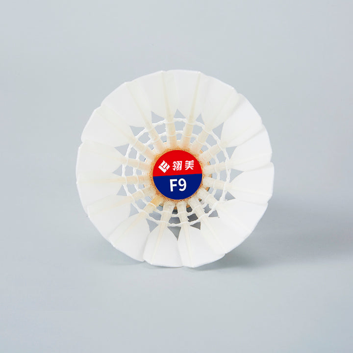 Ling Mei 12 PCS F9 Badminton Goose Feather Badminton Shuttlecock