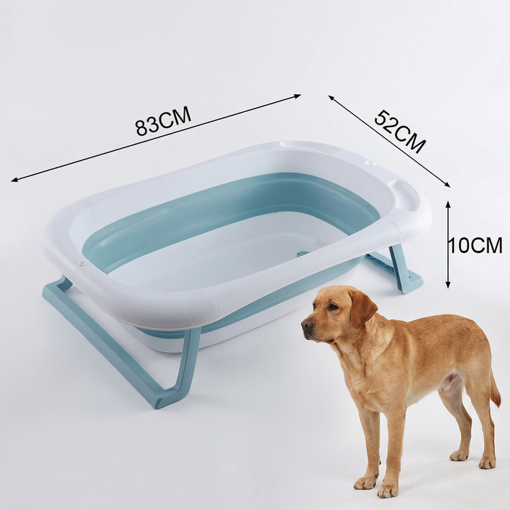 Baby Foldable Bath Tub – Thickened Large Basin for Sitting &amp; Lying, Children Bath Bucket