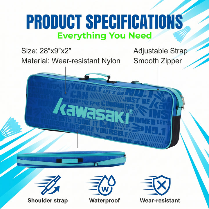 Kawasaki Badminton Bags KBB - 2001 Blue