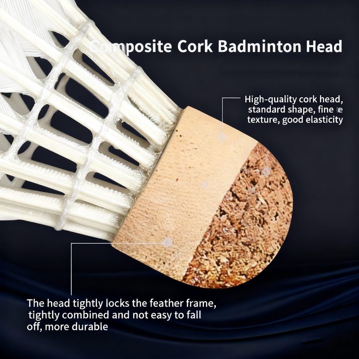 WONG 10 Badminton 12 PCS Duck Feather Badminton Shuttlecock