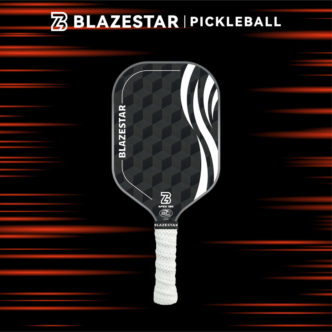 BLAZESTAR Professional Pickleball Paddle Peak Series 16mm 18K Carbon Fiber T700