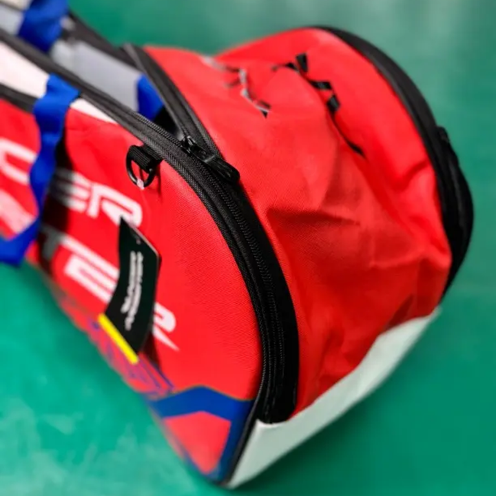 IVUNDER ARBEITER Badminton Sport Bag(WABAG001)White and Red 9PC