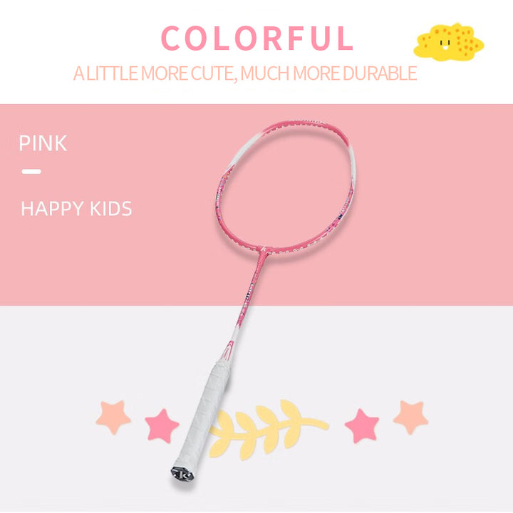 Kawasaki Happy Kids Badminton Racket Set Model 605. pink/yellow