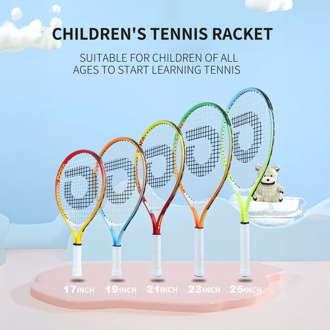ODEA Junior Tennis Racquet Children Tennis Racket Light Kid Racket With Bag 17-25inch