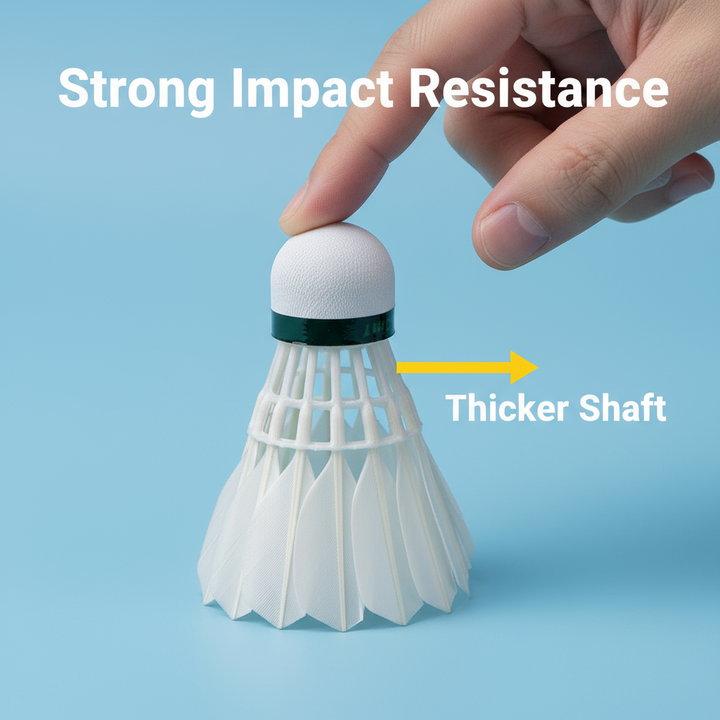 SPPHONEIX 910 Badminton Shuttlecocks Goose Feather 12PCS（king of value）