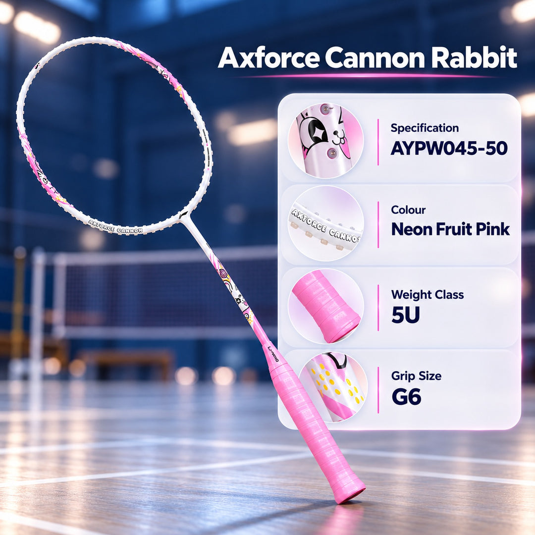 Li-Ning Axforce Cannon Rabbit - Pink Badminton Racket - Axforce Cannon Rabbit - Pink Badminton R 规格图 05
