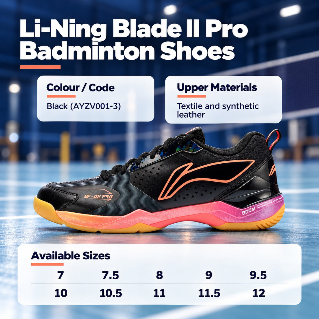 Li-Ning Blade II Pro Badminton Shoes - Blade II Pro Badminton Shoes 规格图 05