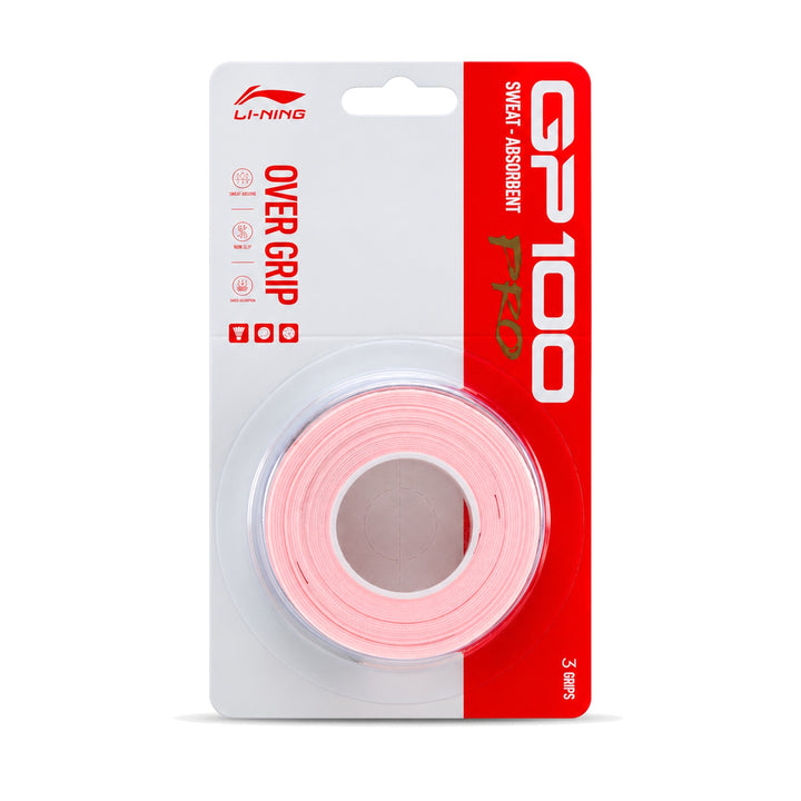 Li-Ning GP100 Pro Badminton Overgrip - 3-Pack - GP100 Pro Badminton Overgrip - 3-Pack 颜色 Light Pink ASJV021 4 14
