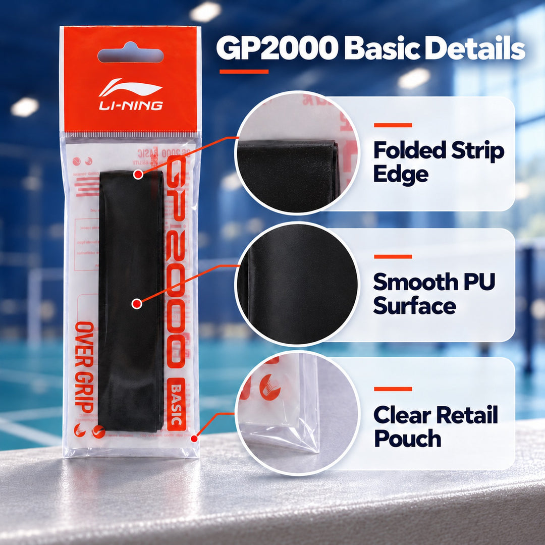 Li-Ning GP2000 Basic Badminton Overgrip - Single - GP2000 Basic Badminton Overgrip - Single 细节图 03
