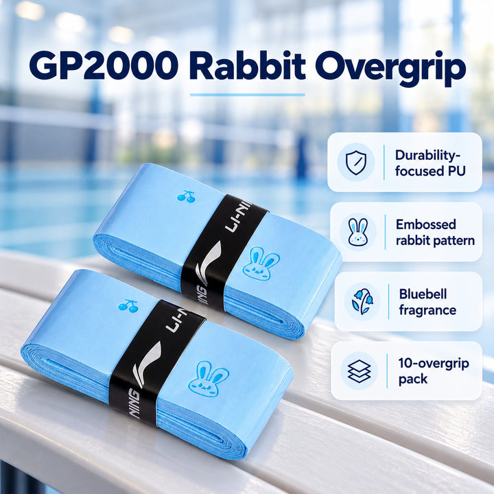 Li-Ning GP2000 Rabbit Badminton Overgrip - 10-Pack - GP2000 Rabbit Badminton Overgrip - 10-Pa 卖点图 02