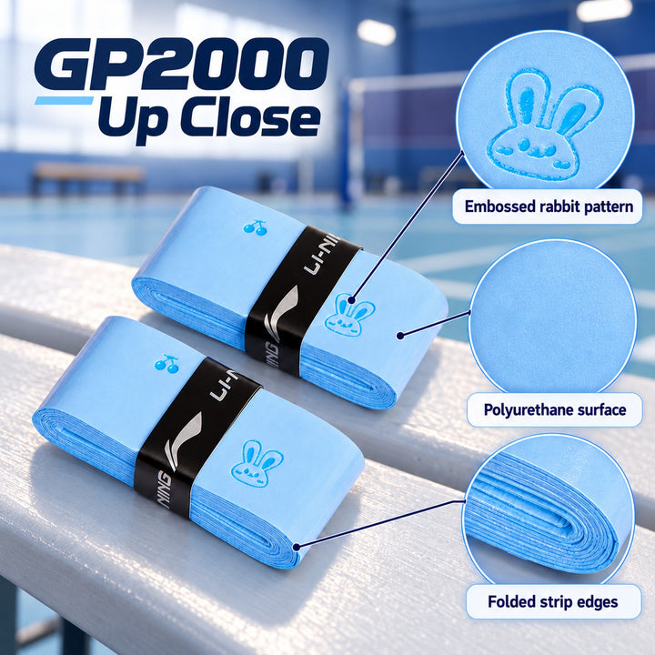 Li-Ning GP2000 Rabbit Badminton Overgrip - 10-Pack - GP2000 Rabbit Badminton Overgrip - 10-Pa 细节图 03