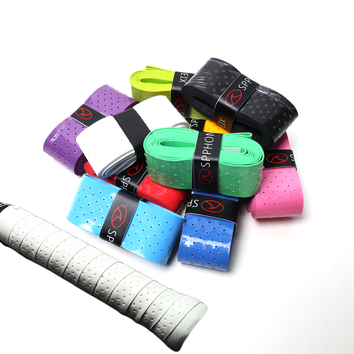 SPPHONEIX Punching Grip Anti-slip Tennis Badminton Squash Racquet Over Grip Tape Overgrip Sweatband（12 COLORS）