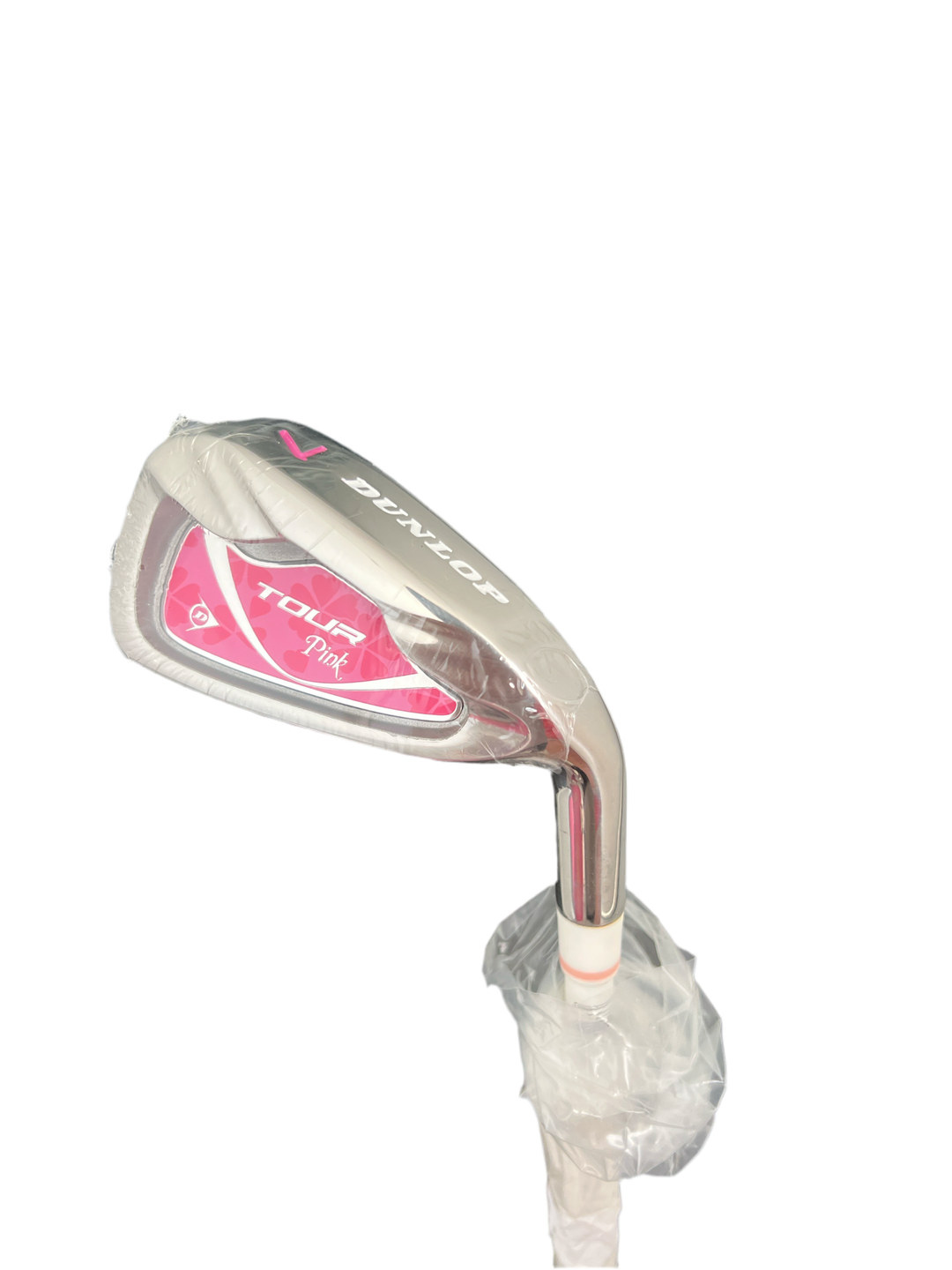 CLEARANCE SALE （The Club Cover Is Aging And Peeling）DUNLOP WOMEN'S GOLF SET TOUR PINK 517003D（3 wood, 7 iron and one push）啊