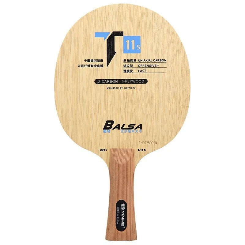 Yinhe T-10S T-11S Ultralight Balsa Cypress Carbon Table Tennis Blade