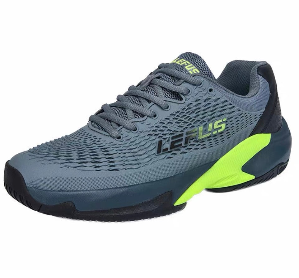 LEFUS Professional Non-Slip Tennis Shoes, Breathable KPU Mesh Sneakers with MD Rubber TPU Sole for Outdoor Sports L033