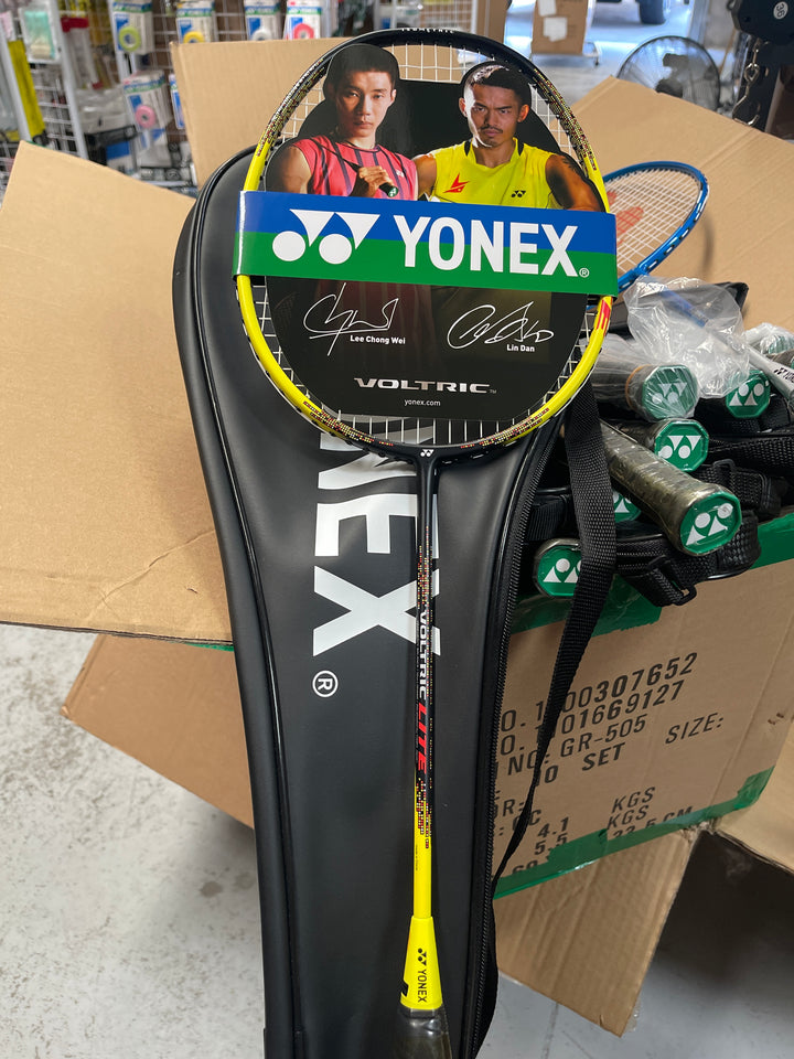 YONEX VOLTRIC LITE BLACK/YELLOW BADMINTON RACKET 20VTLTGE