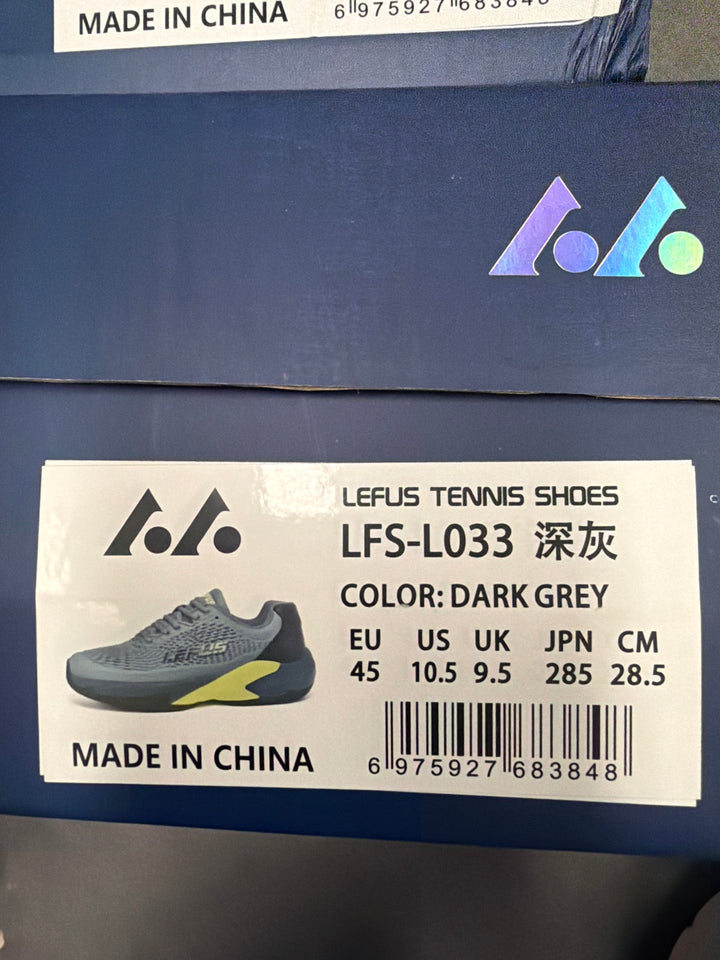 LEFUS Professional Non-Slip Tennis Shoes, Breathable KPU Mesh Sneakers with MD Rubber TPU Sole for Outdoor Sports L033