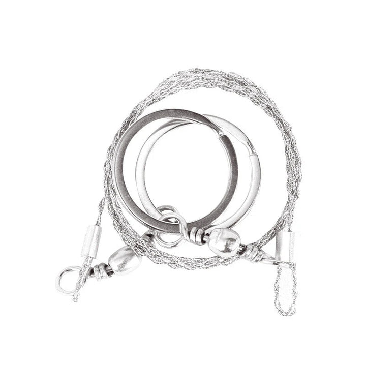 Portable Loop Survival Wire Saw - 4-Strand Steel Chain Saw for Outdoor Emergency (OPP Packaged)