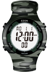 EZON 5ATM Waterproof Digital Sports Watch – Pedometer,  Tracker, Stopwatch, Fitness Watch L008