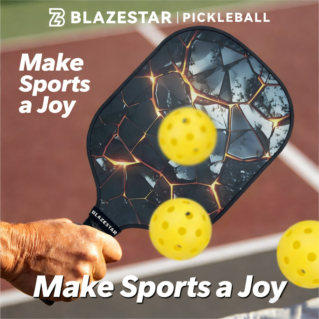 BLAZESTAR Fiberglass Pickleball Paddle Set for Beginners and Training
