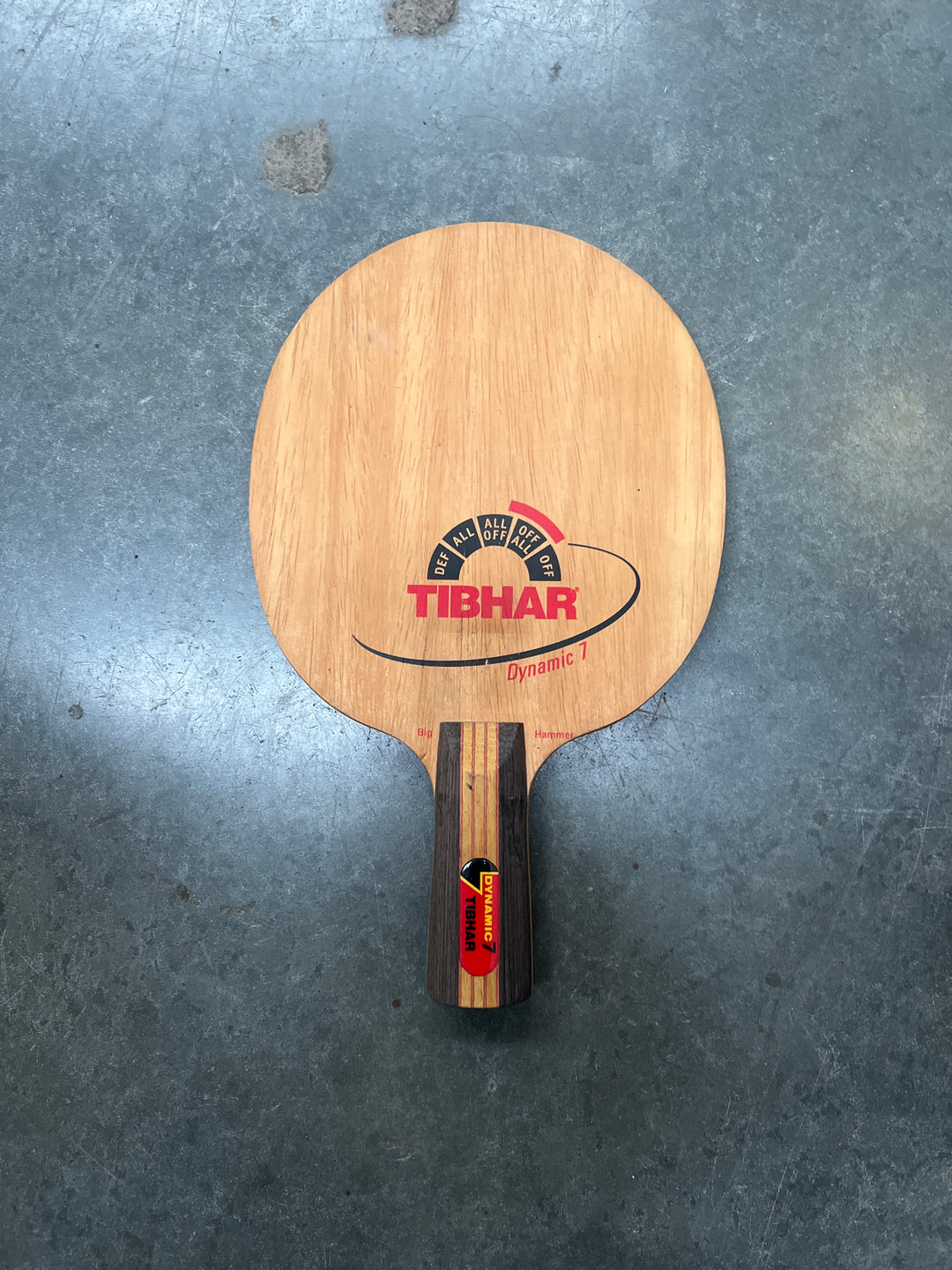 CLEARANCE SALE TIBHAR dybamic7 （clearance,same photo condition）table tennis blade
