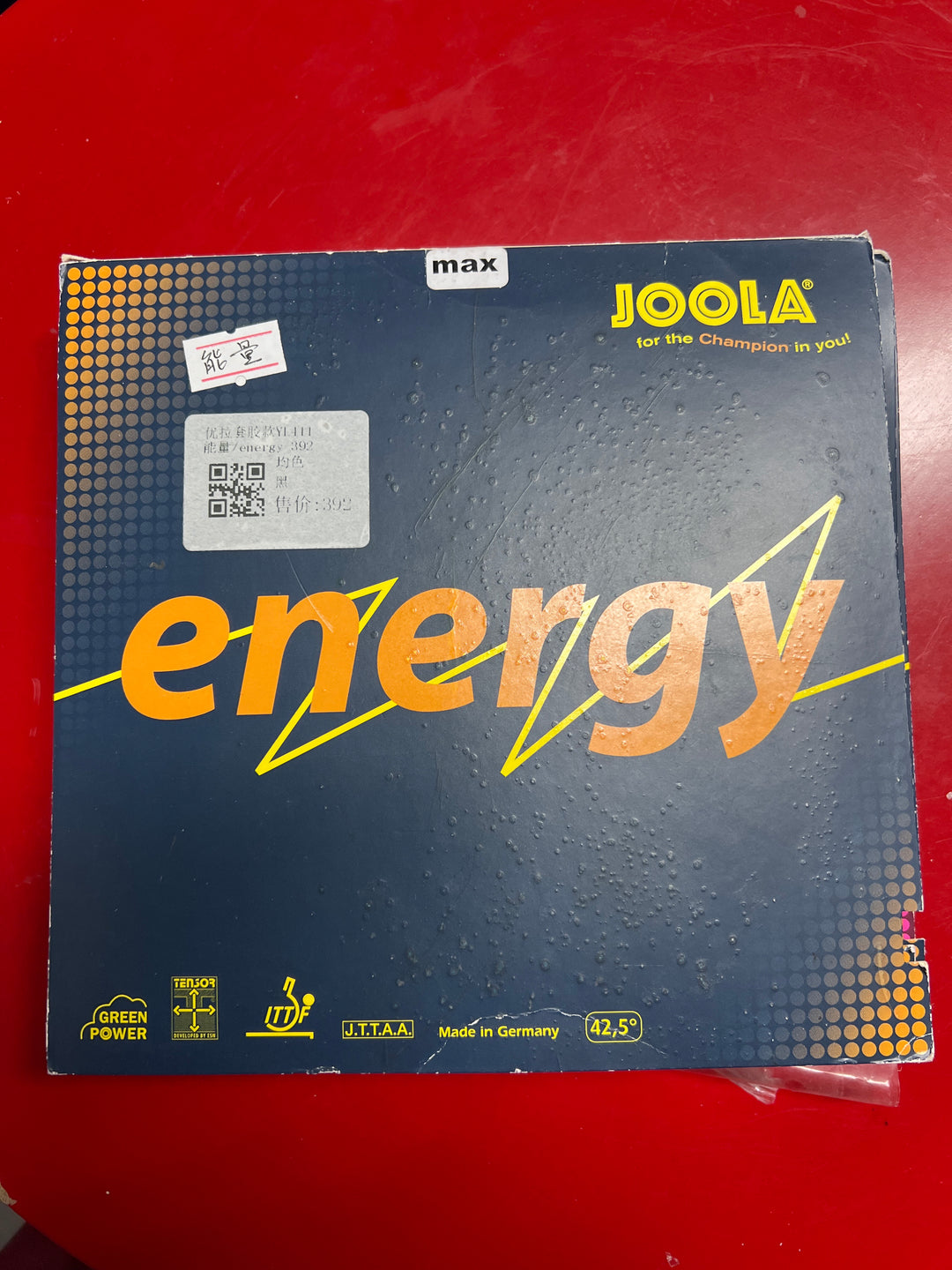 JOOLA Energy Table Tennis Rubber