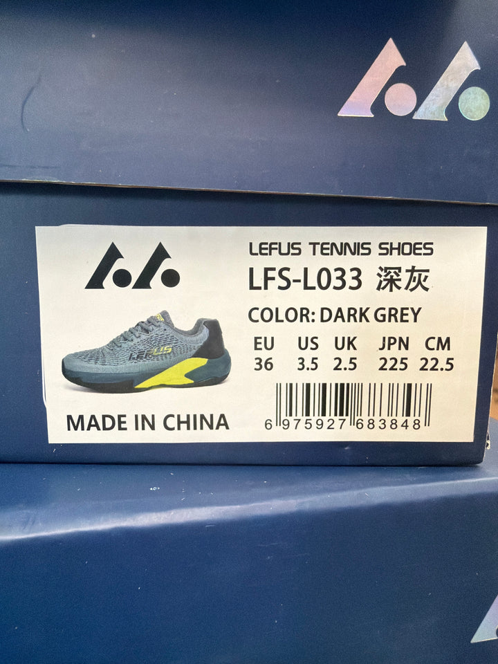 LEFUS Professional Non-Slip Tennis Shoes, Breathable KPU Mesh Sneakers with MD Rubber TPU Sole for Outdoor Sports L033