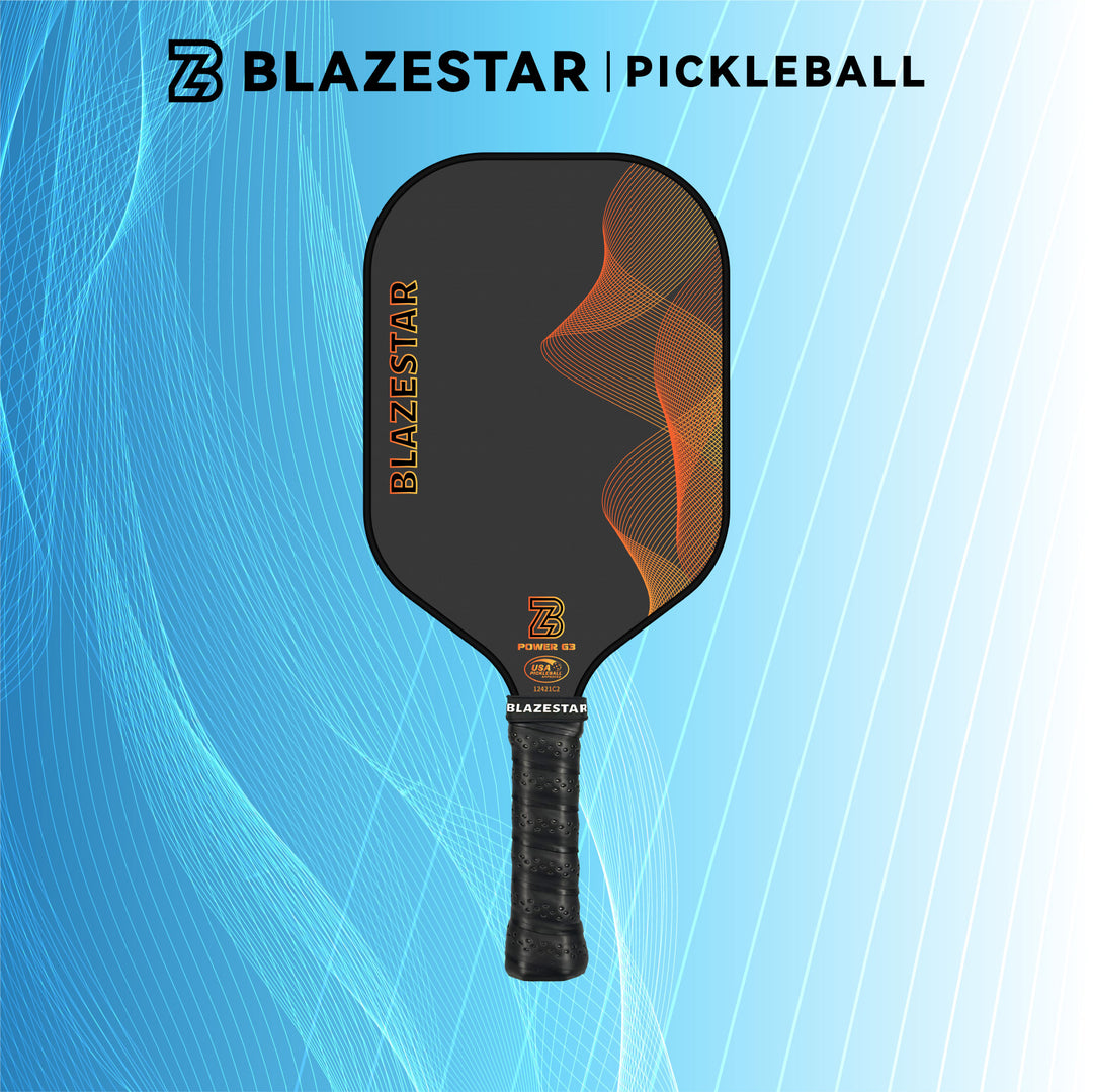 BLAZESTAR T300 Carbon Fiber Pickleball Paddle – Professional Tournament & Training Paddle