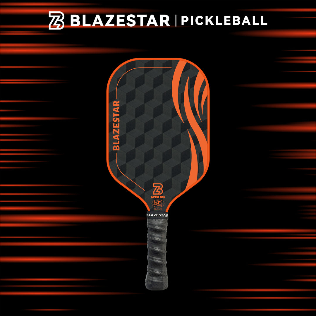 BLAZESTAR Professional Pickleball Paddle Peak Series 16mm 18K Carbon Fiber T700