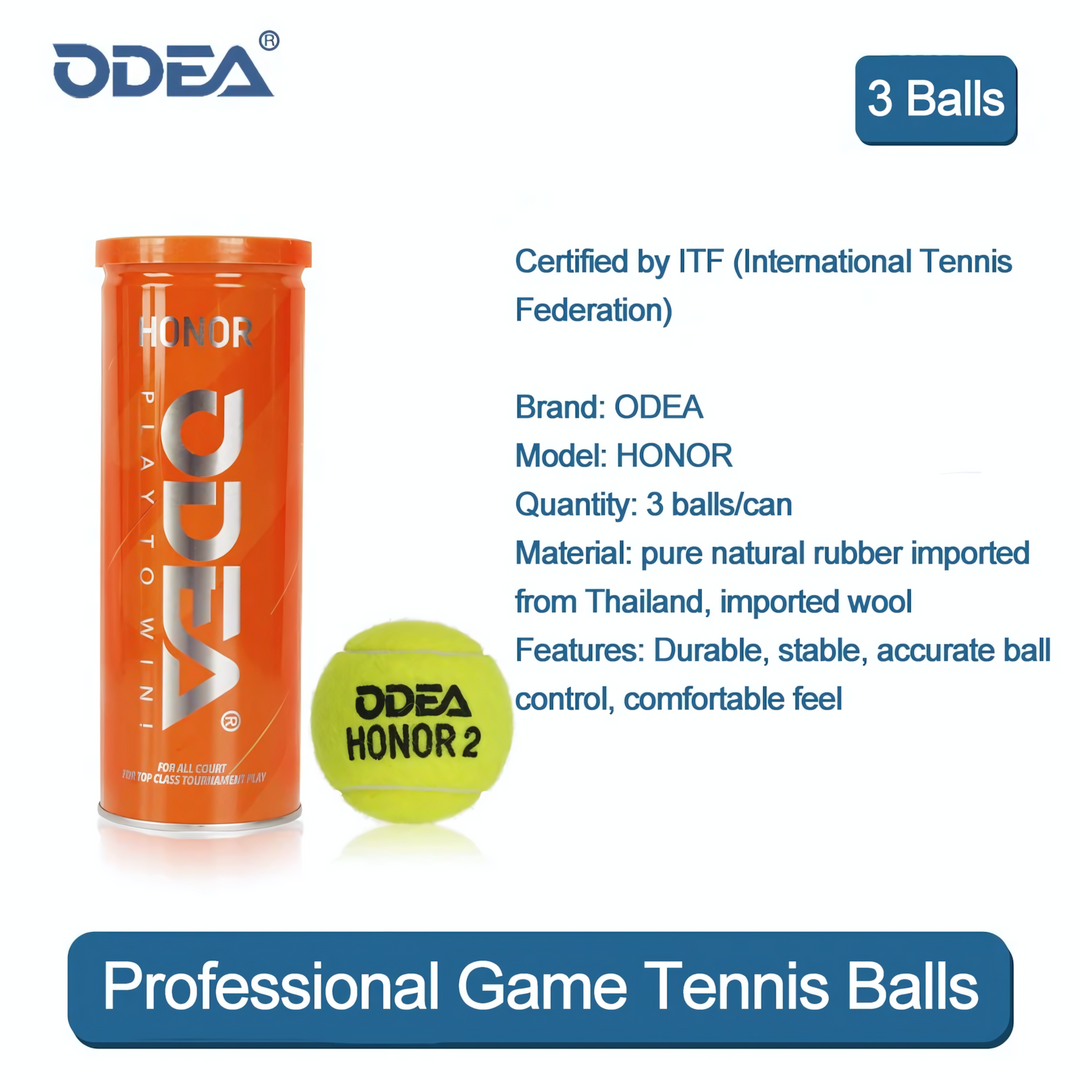 ODEA Honor Tennis Balls (Competition level, ITF approved）