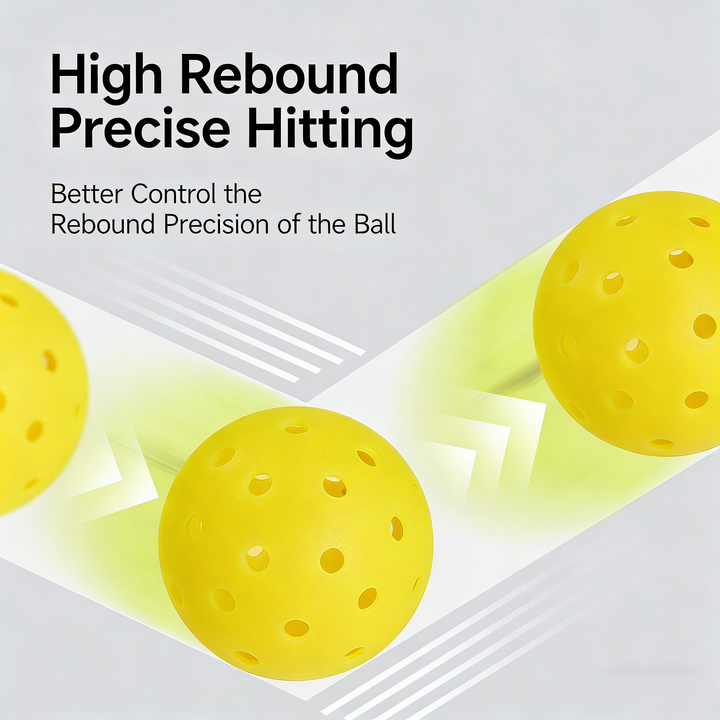 SPP 40-Hole Rotomolded One-Piece Pickleball - Tournament-Grade with Smooth Surface & Uniform Structure