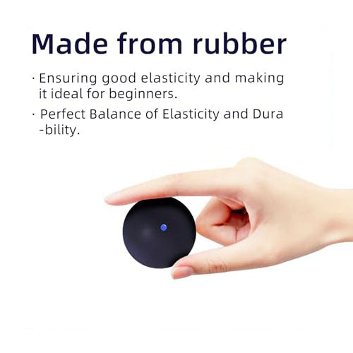 SPP 3 PCS Professional Squash Ball for Red Dot Blue Bot Yellow Dot Double Yellow Dot Speed Beginner or Training