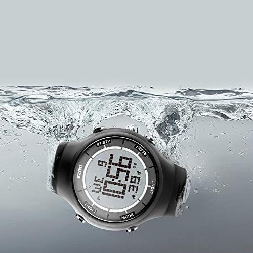 EZON 5ATM Waterproof Digital Sports Watch – Pedometer,  Tracker, Stopwatch, Fitness Watch L008
